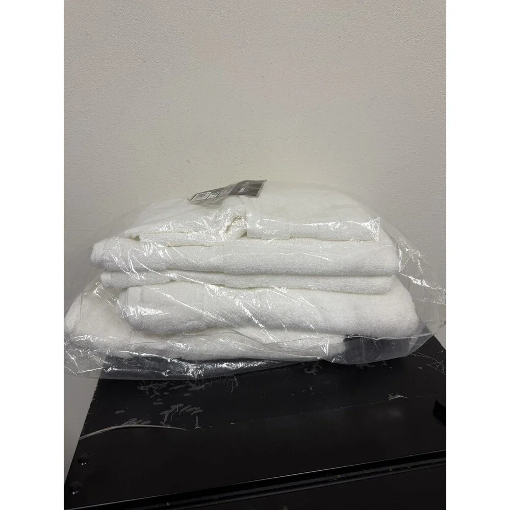 Madison Park Signature White Turkish Cotton 6-Pc Bath Towel Set